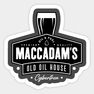 MaccAdams Old Oil House Sticker